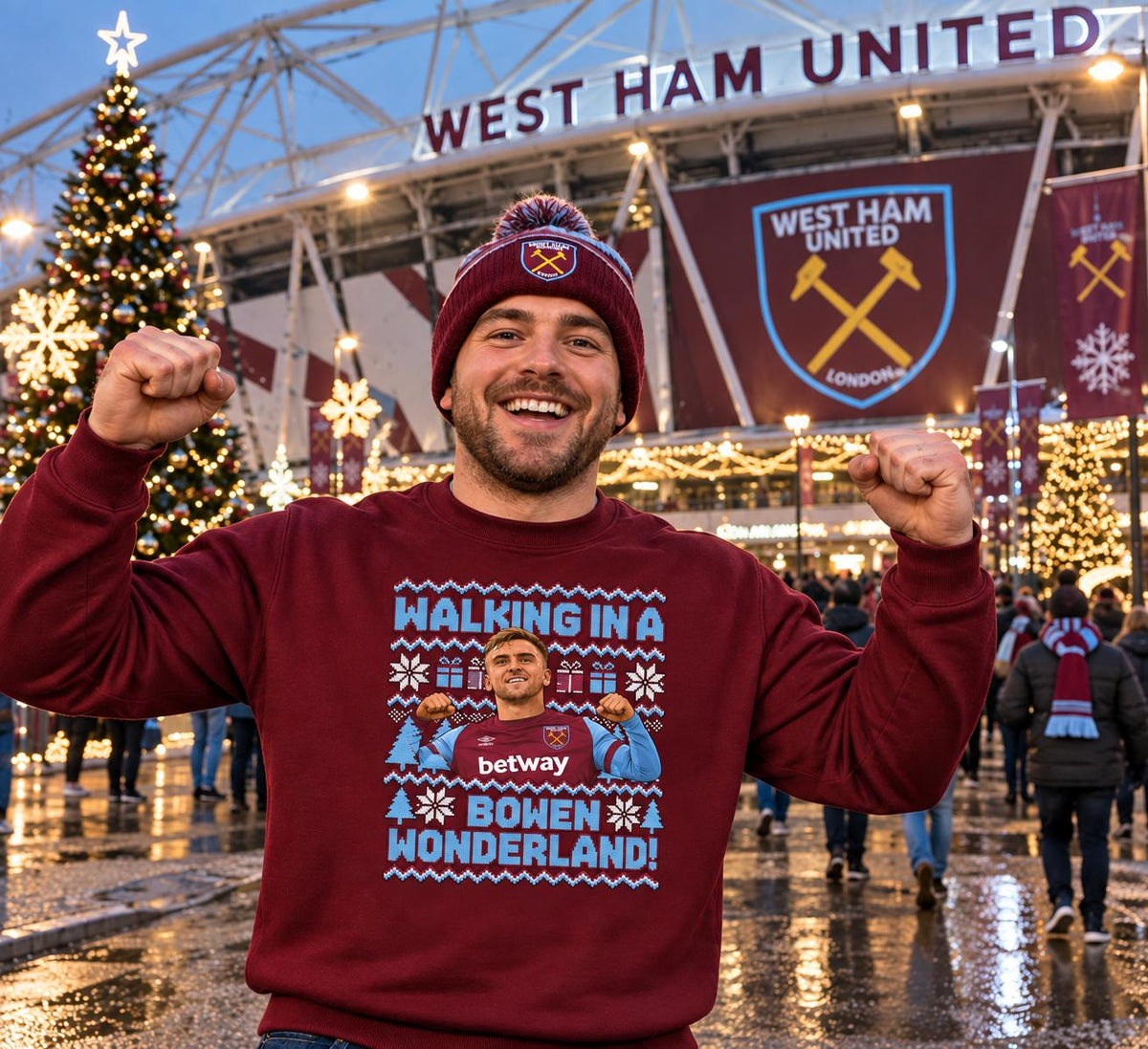 Walking in a Bowen wonderland Christmas Jumper