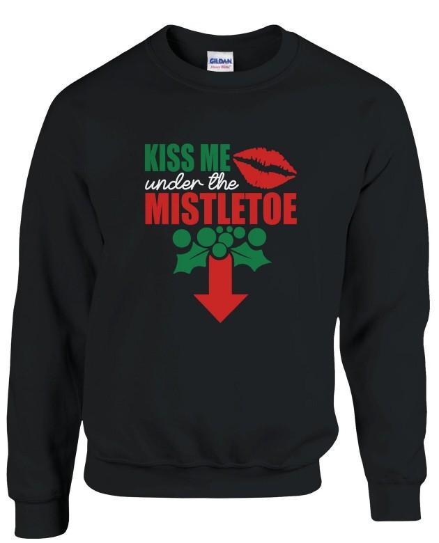 Kiss me under the mistletoe Christmas Jumper