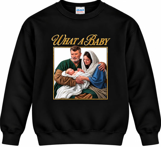 "What a baby" Roy Keane quote Christmas Jumper