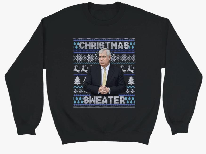 Prince Andrew / Duke of York "Christmas Sweater" - Festive Jumper