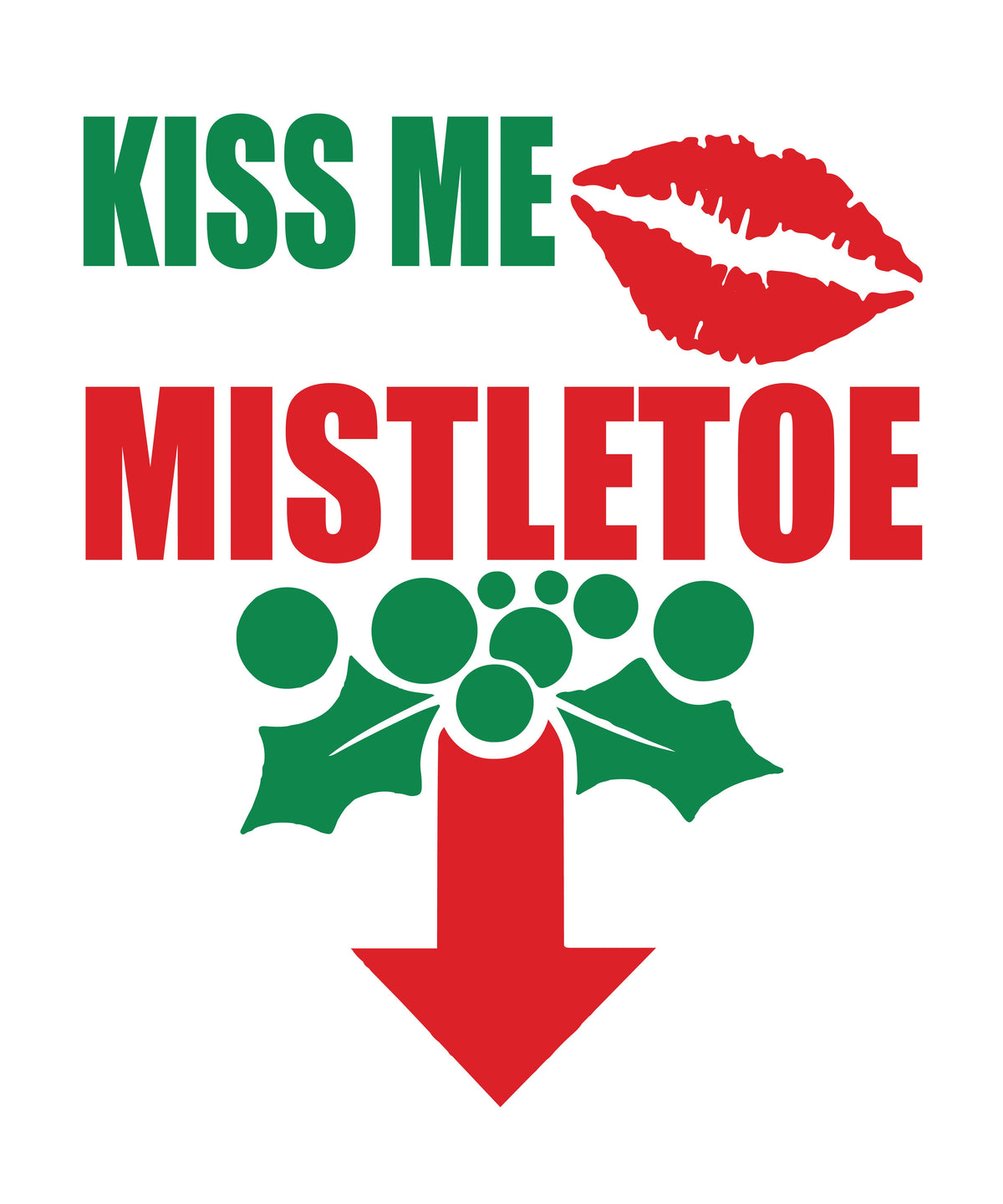 Kiss me under the mistletoe Christmas Jumper
