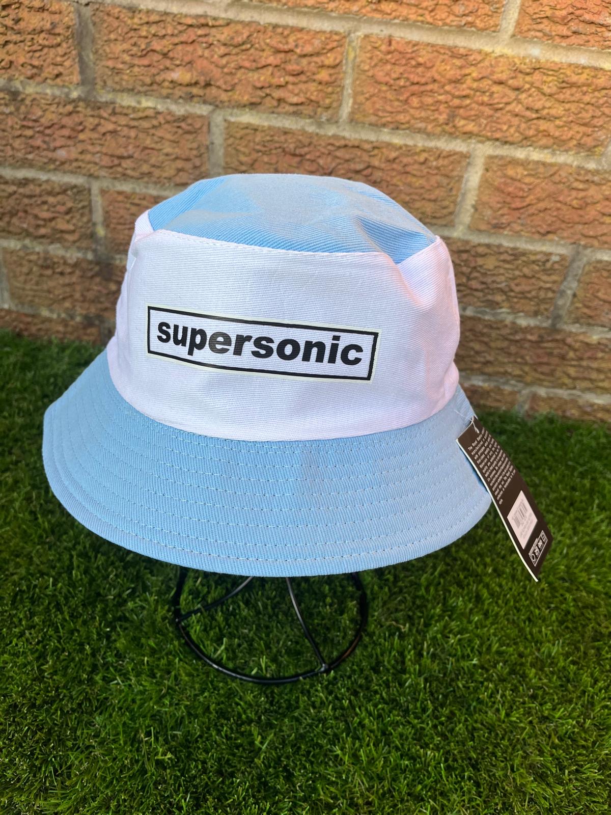 Supersonic Oasis inspired bucket hat