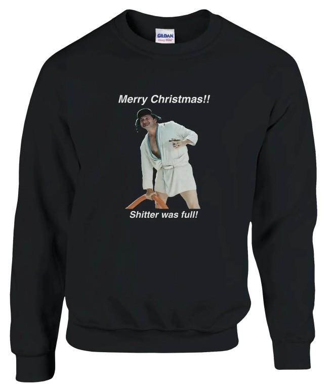 National Lampoons themed "Shitter was full" Christmas Jumper