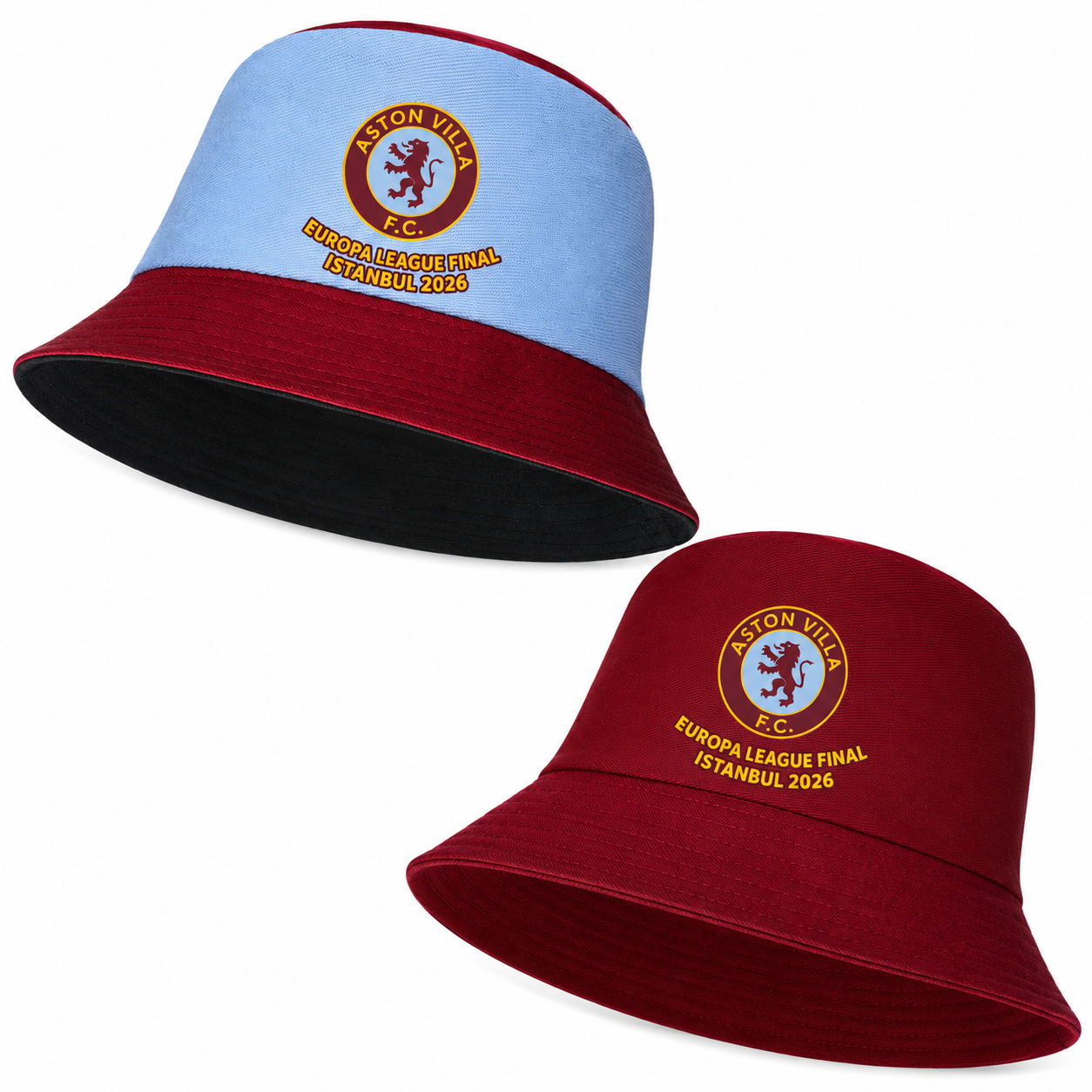Aston Villa Europa League Bucket Hat