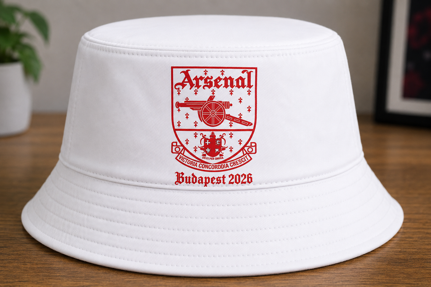 Arsenal champions league final bucket hats