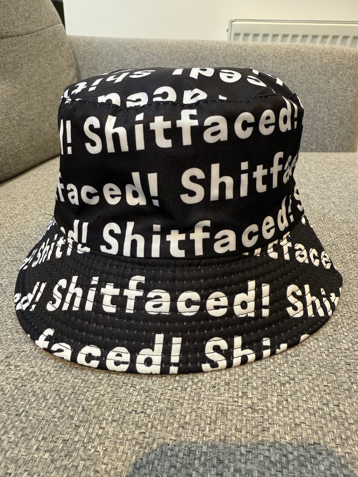 “Shitfaced” bucket hat