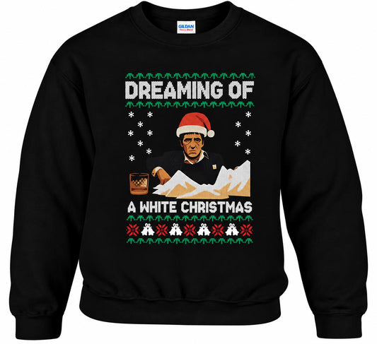 "Dreaming of a white Christmas" Christmas Jumper