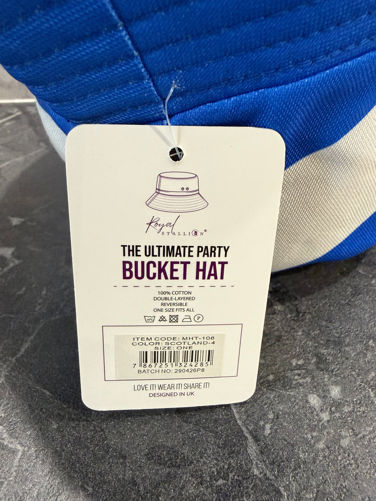 Scotland bucket hat for the World Cup