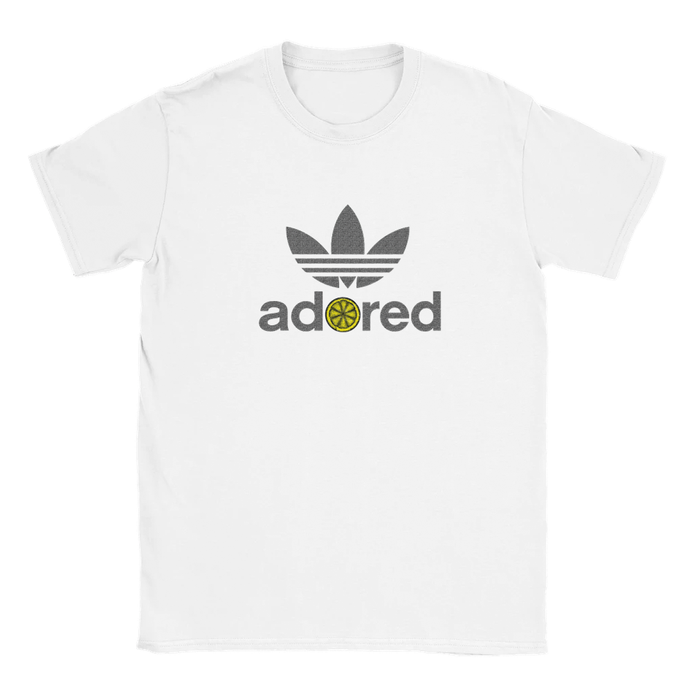 Adored Canvas pattern Trefoil T-Shirt