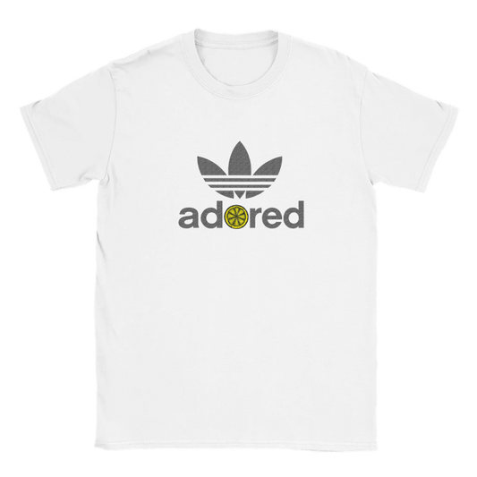 Adored Canvas pattern Trefoil T-Shirt