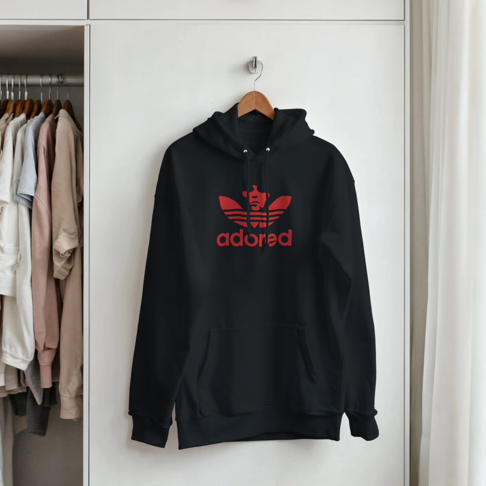 Adored Ian Brown Trefoil design Hoody
