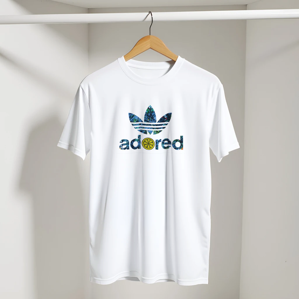 T-shirt trèfle éclaboussé de peinture adoré