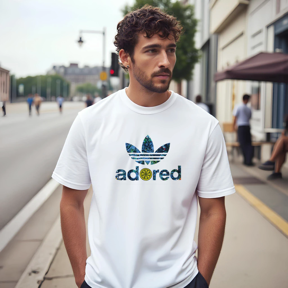 T-shirt trèfle éclaboussé de peinture adoré