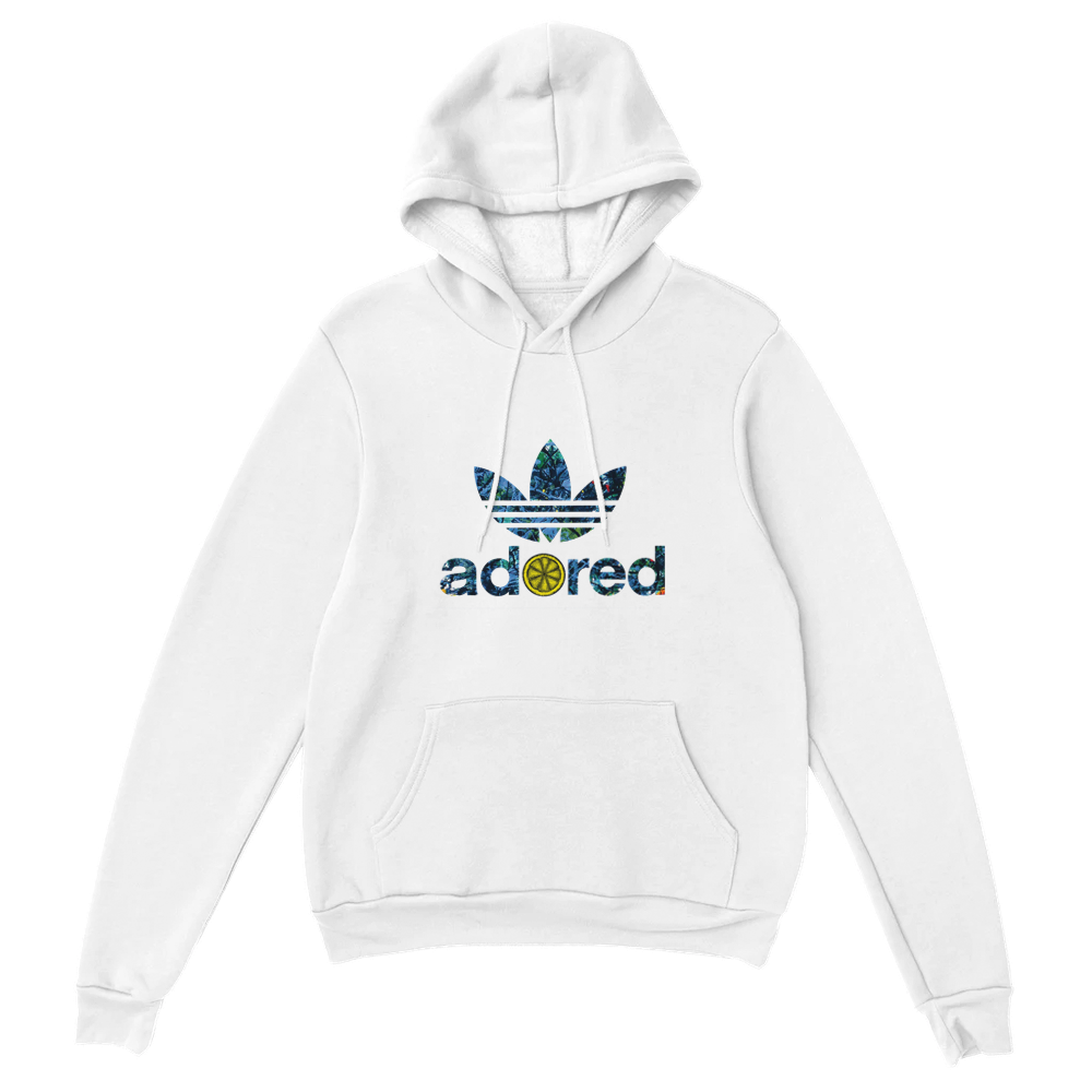 Adored Paint Splat Trefoil design Hoody