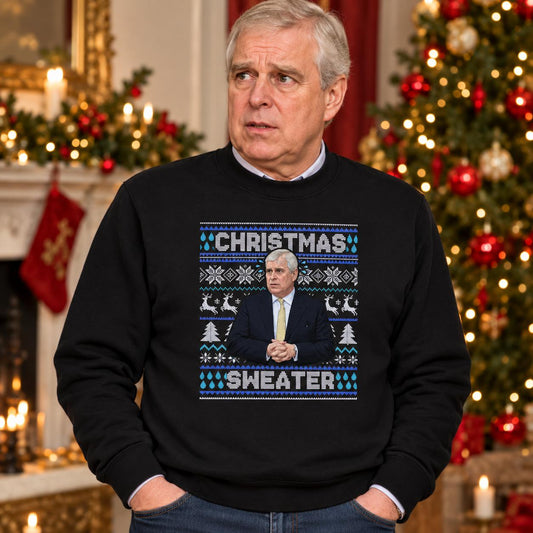 Prince Andrew / Duke of York "Christmas Sweater" - Festive Jumper