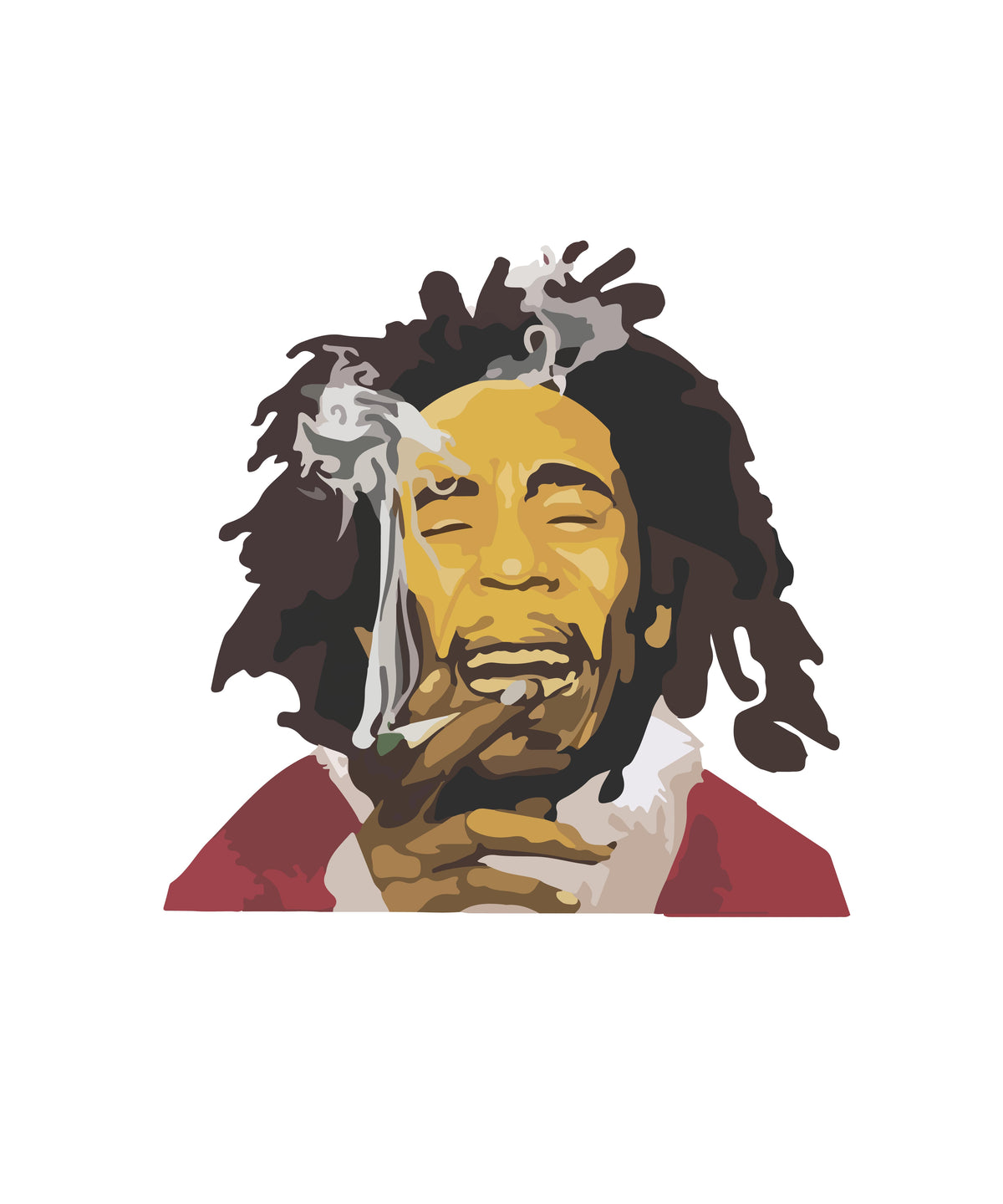 Bob Marley "Snow woman, snow cry" Christmas Jumper