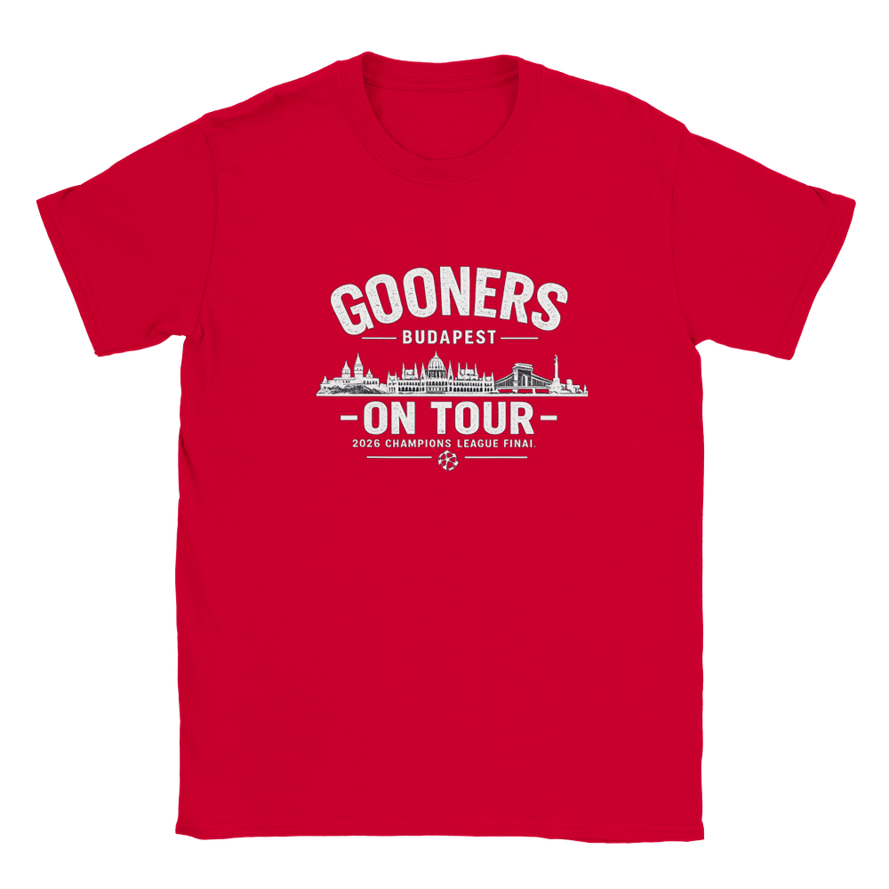 Arsenal Champions League Final "Gooners on Tour" T-Shirt - Budapest