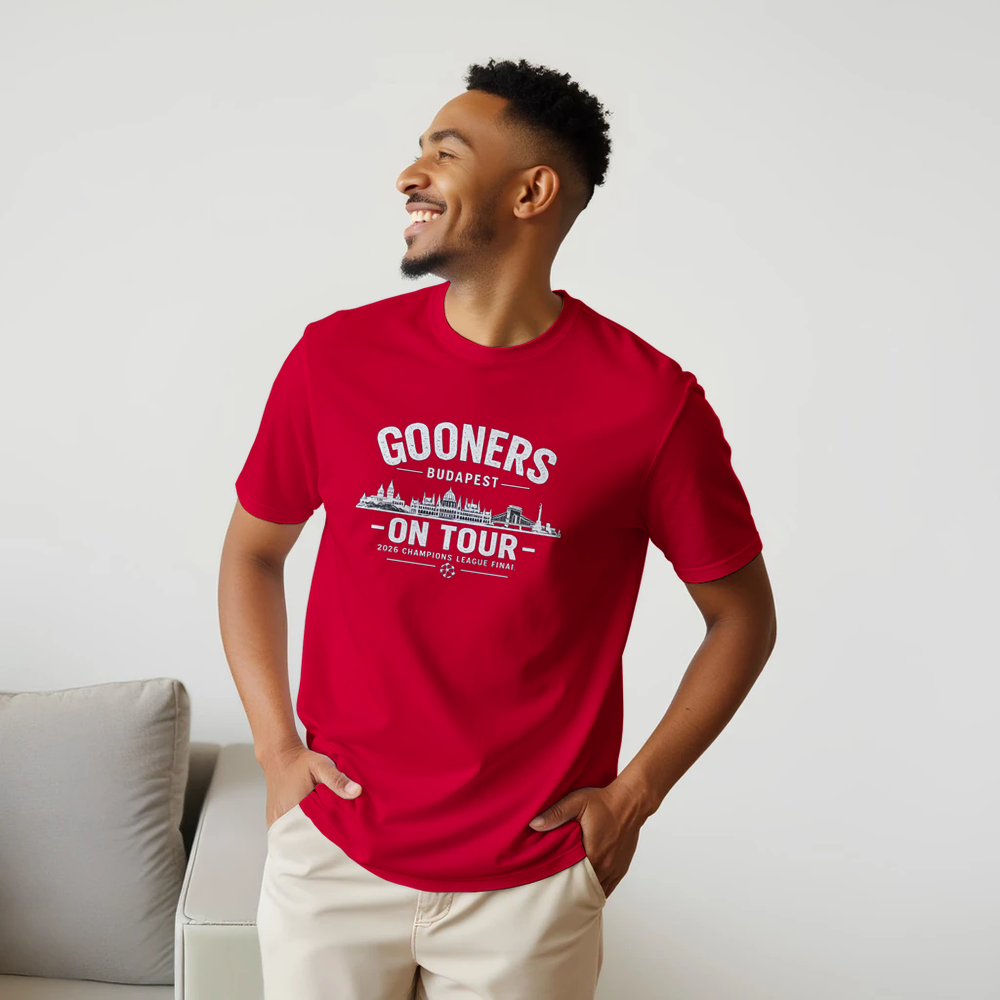 Arsenal Champions League Final "Gooners on Tour" T-Shirt - Budapest