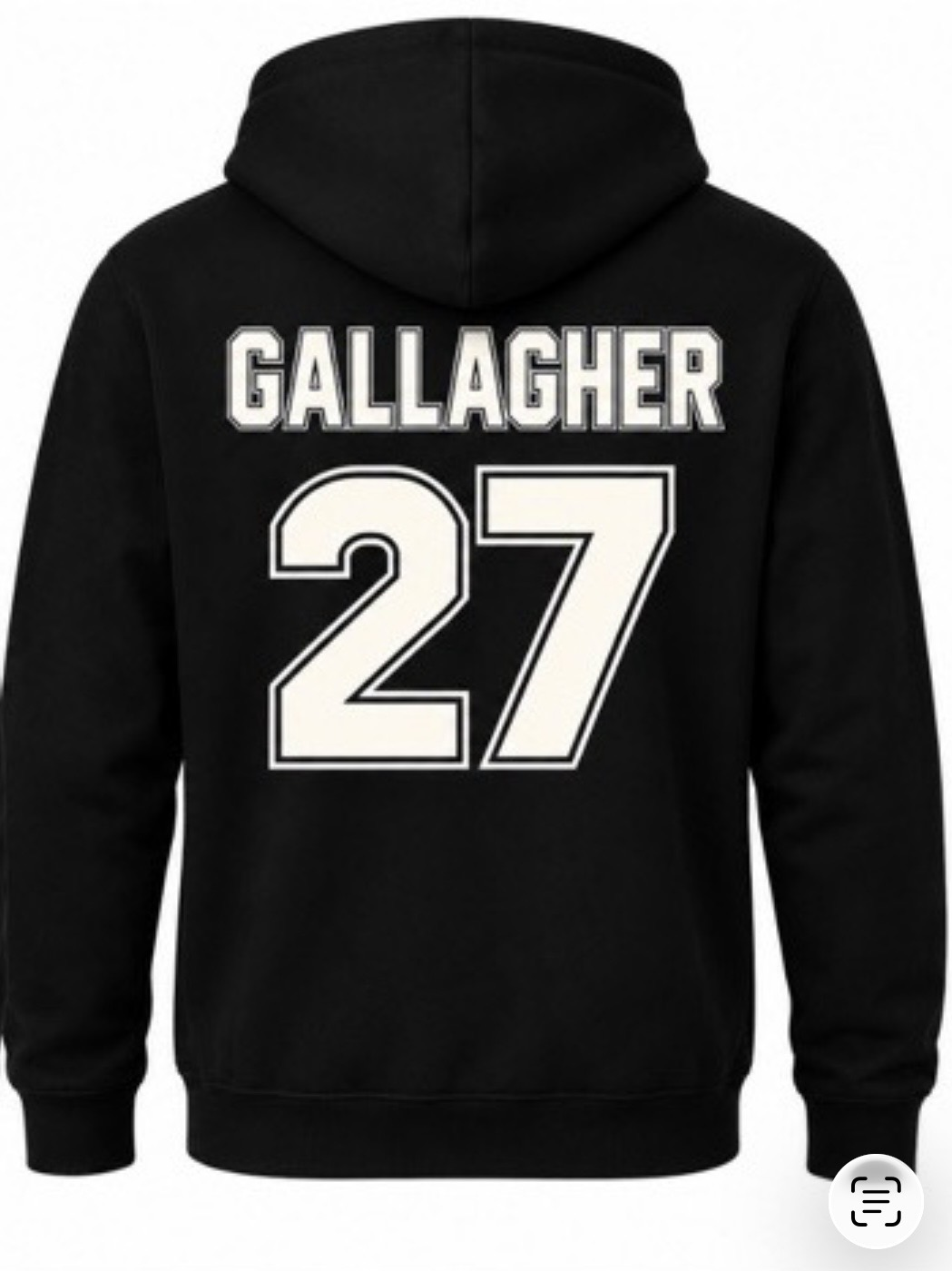 Live '27 Black Hoodie (Gallagher 27)