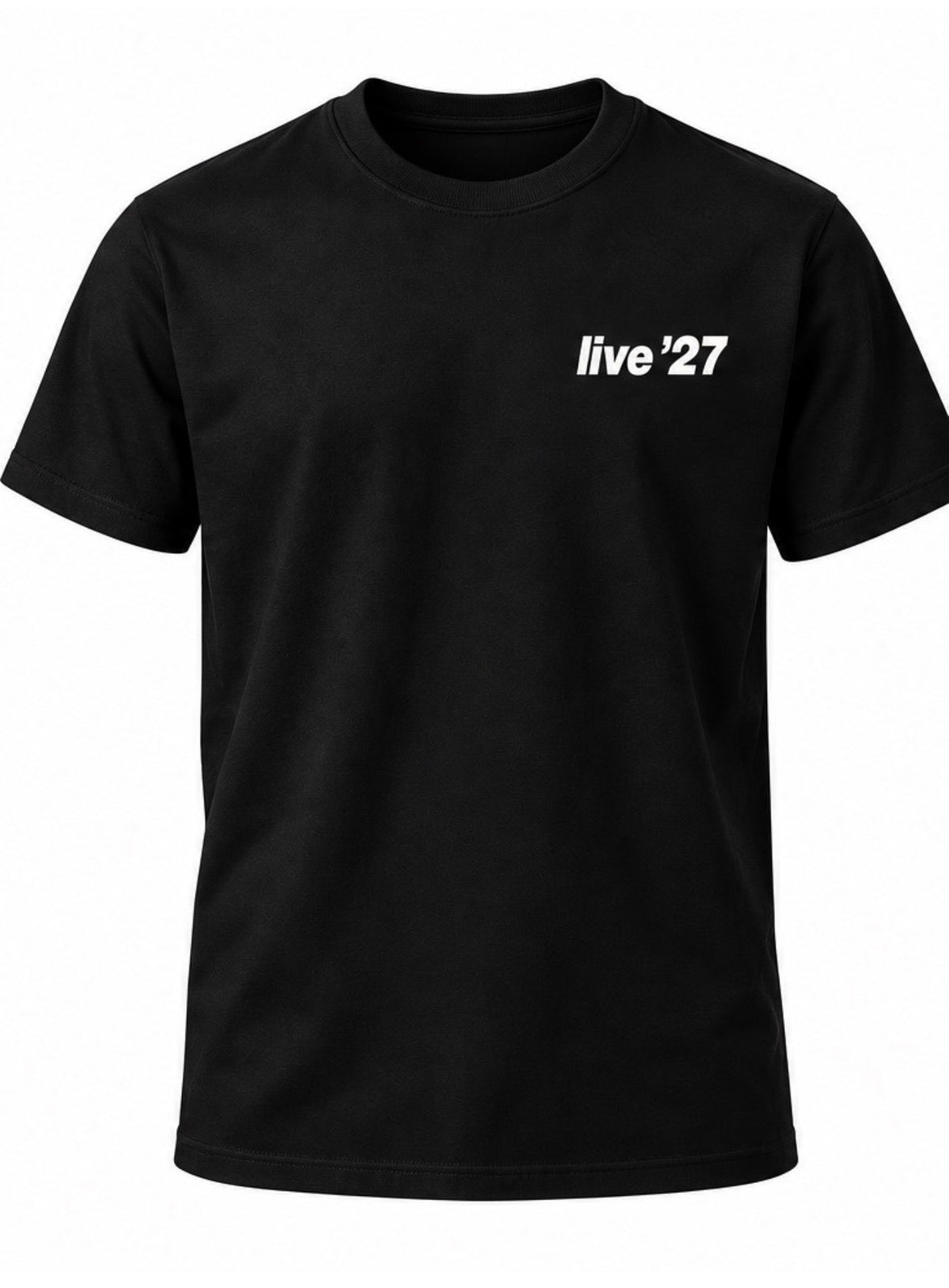 Live '27 Short sleeved T-shirt (Gallagher 27)