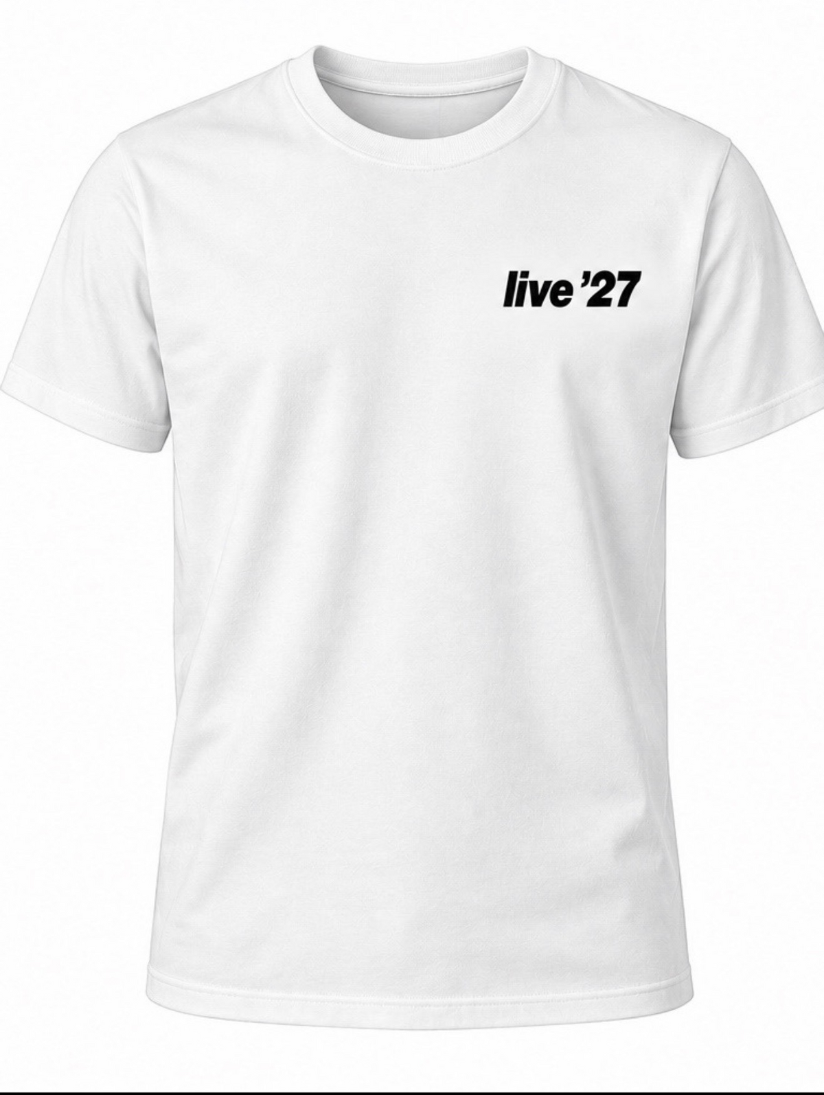 Live '27 Short sleeved T-shirt (Gallagher 27)