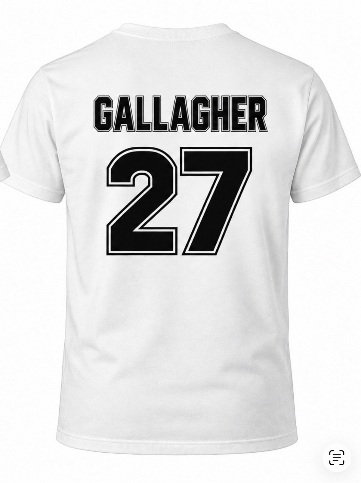 Live '27 Short sleeved T-shirt (Gallagher 27)