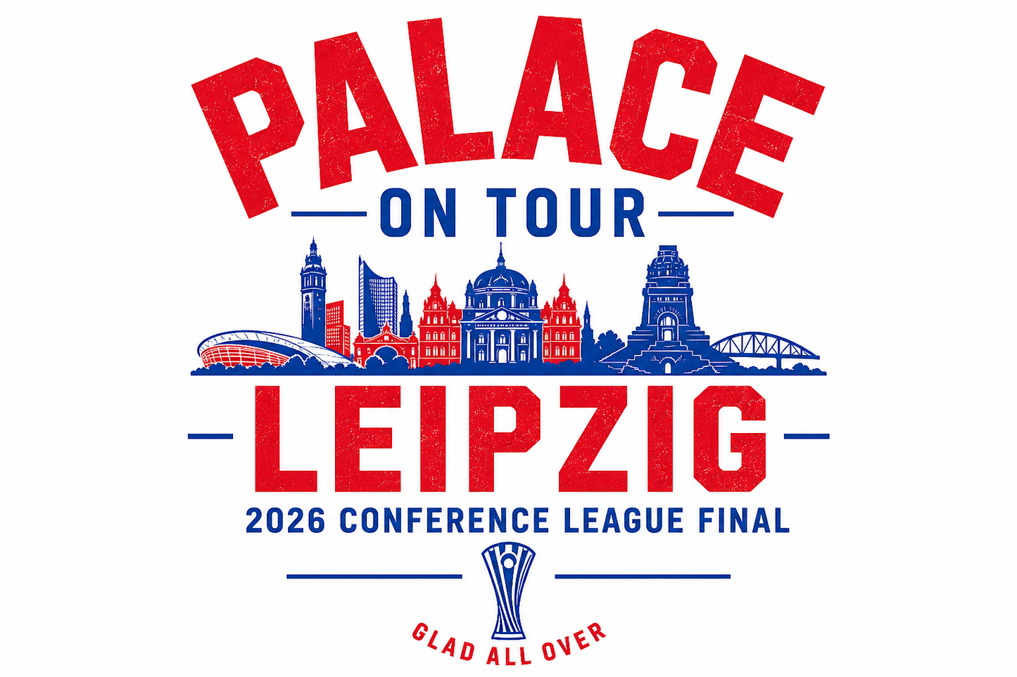 Crystal Palace "Palace On Tour" Conference League Final T-Shirt - Leipzig