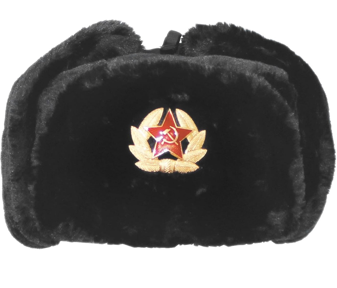 Russian cossack style hat - black