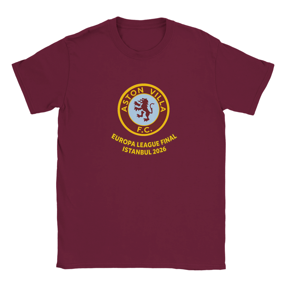 Aston Villa Europa League Final T-Shirt - Istanbul 2026