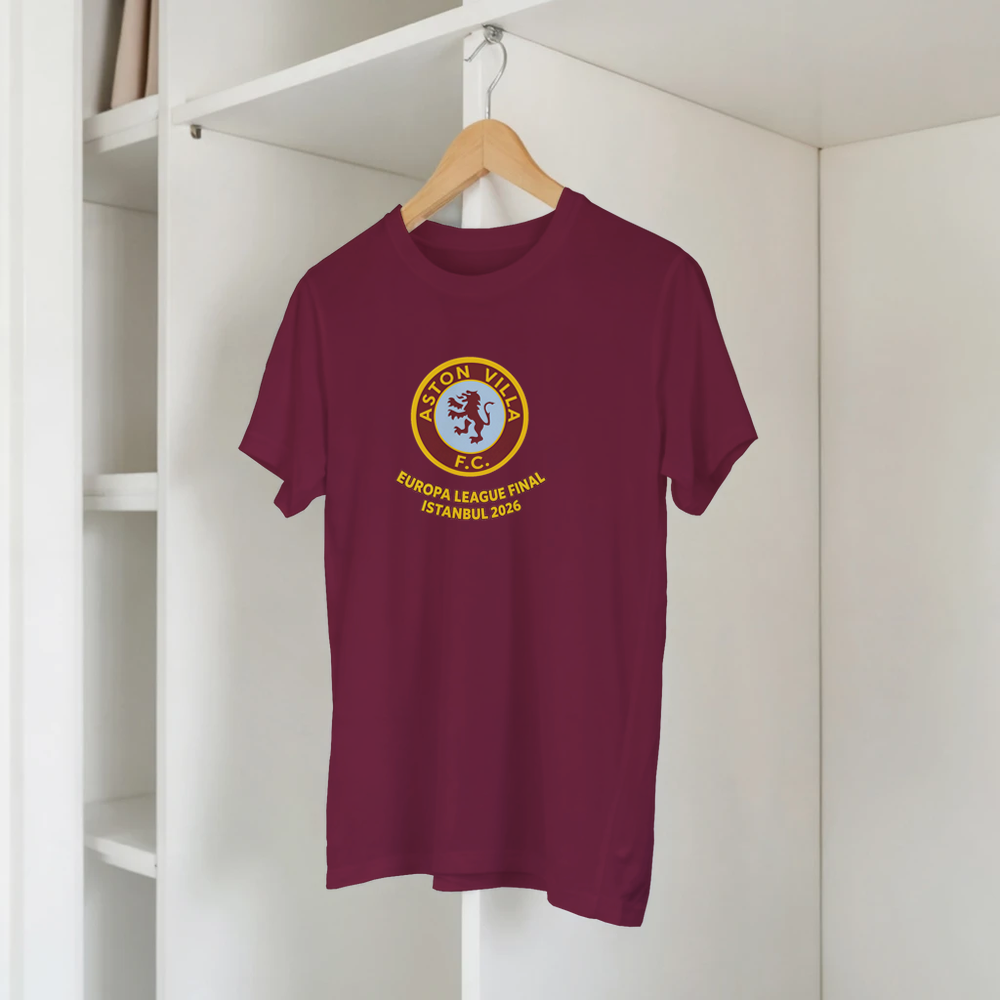 Aston Villa Europa League Final T-Shirt - Istanbul 2026